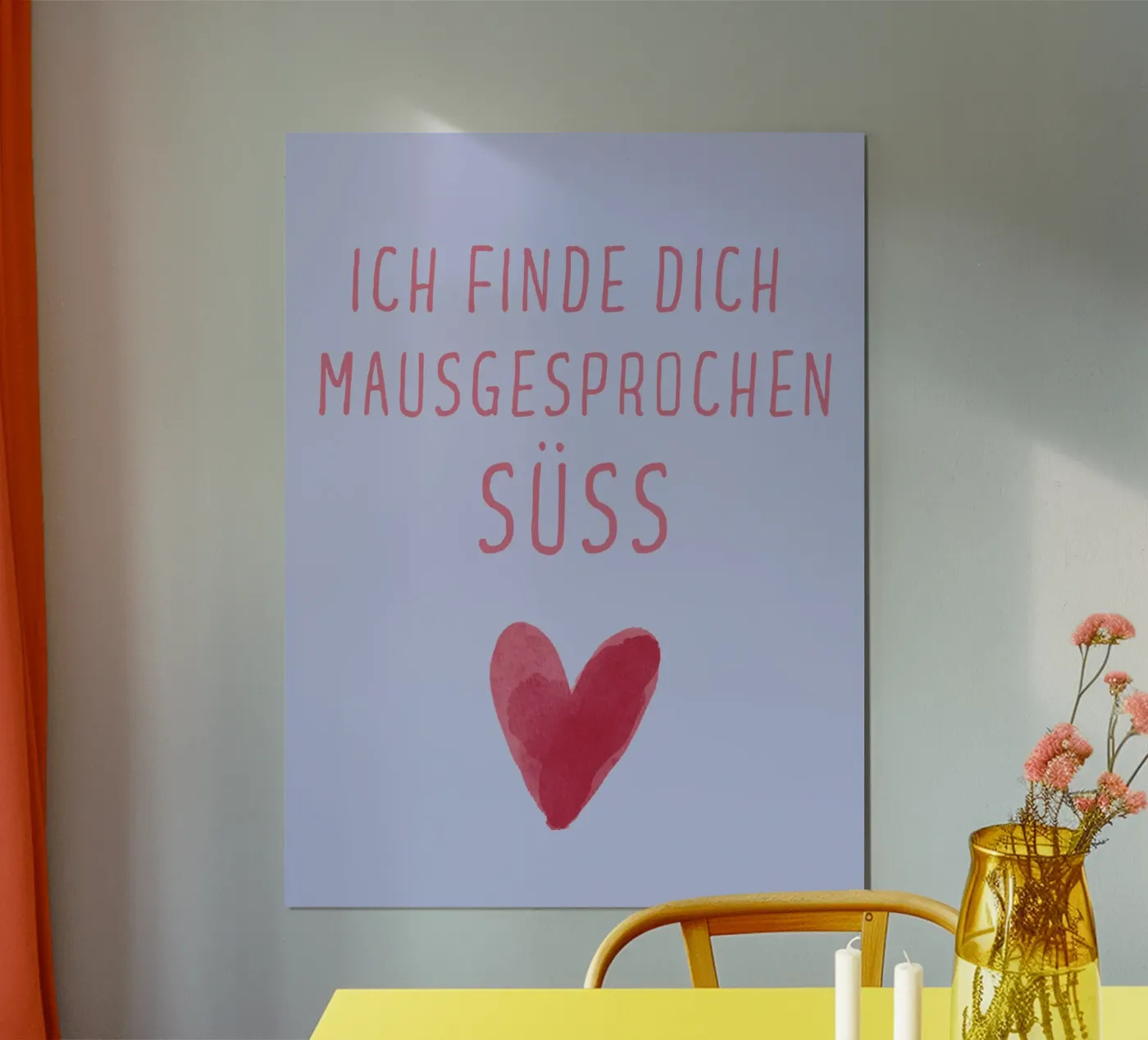 mausgesprochen süss poster da My cozy Home