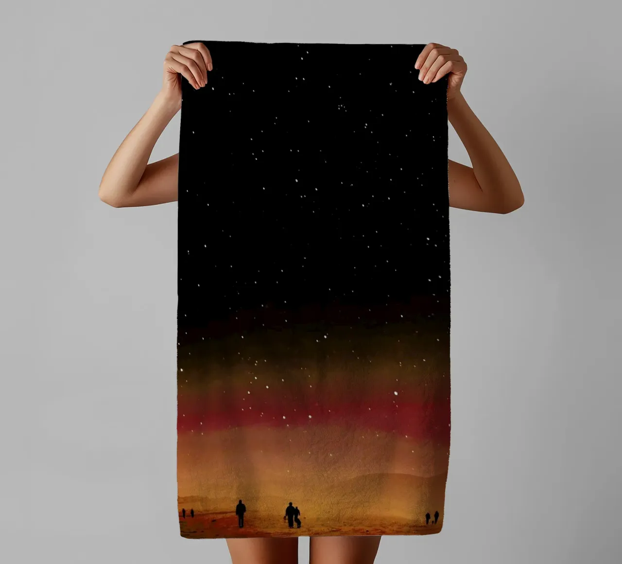 Planet Walk towel by Stoian Hitrov