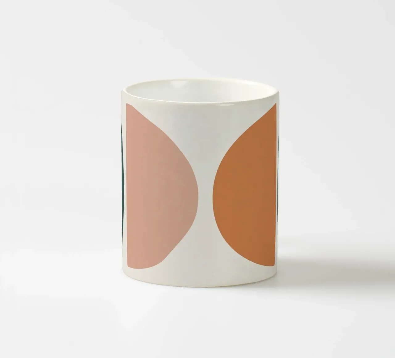 Abstract balance - Minimalist forms ceramic mug by Whole©