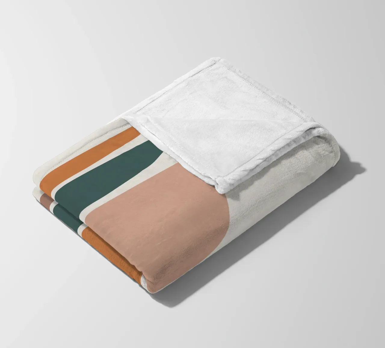 Abstract balance - Minimalist forms fleece blanket by Whole©