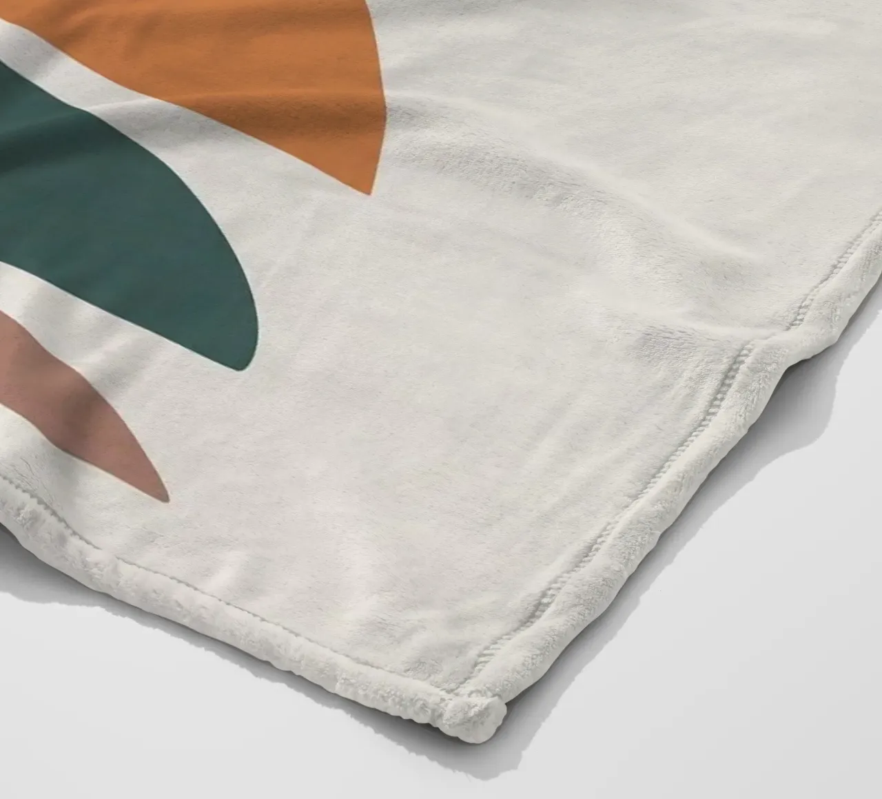 Abstract balance - Minimalist forms fleece blanket by Whole©