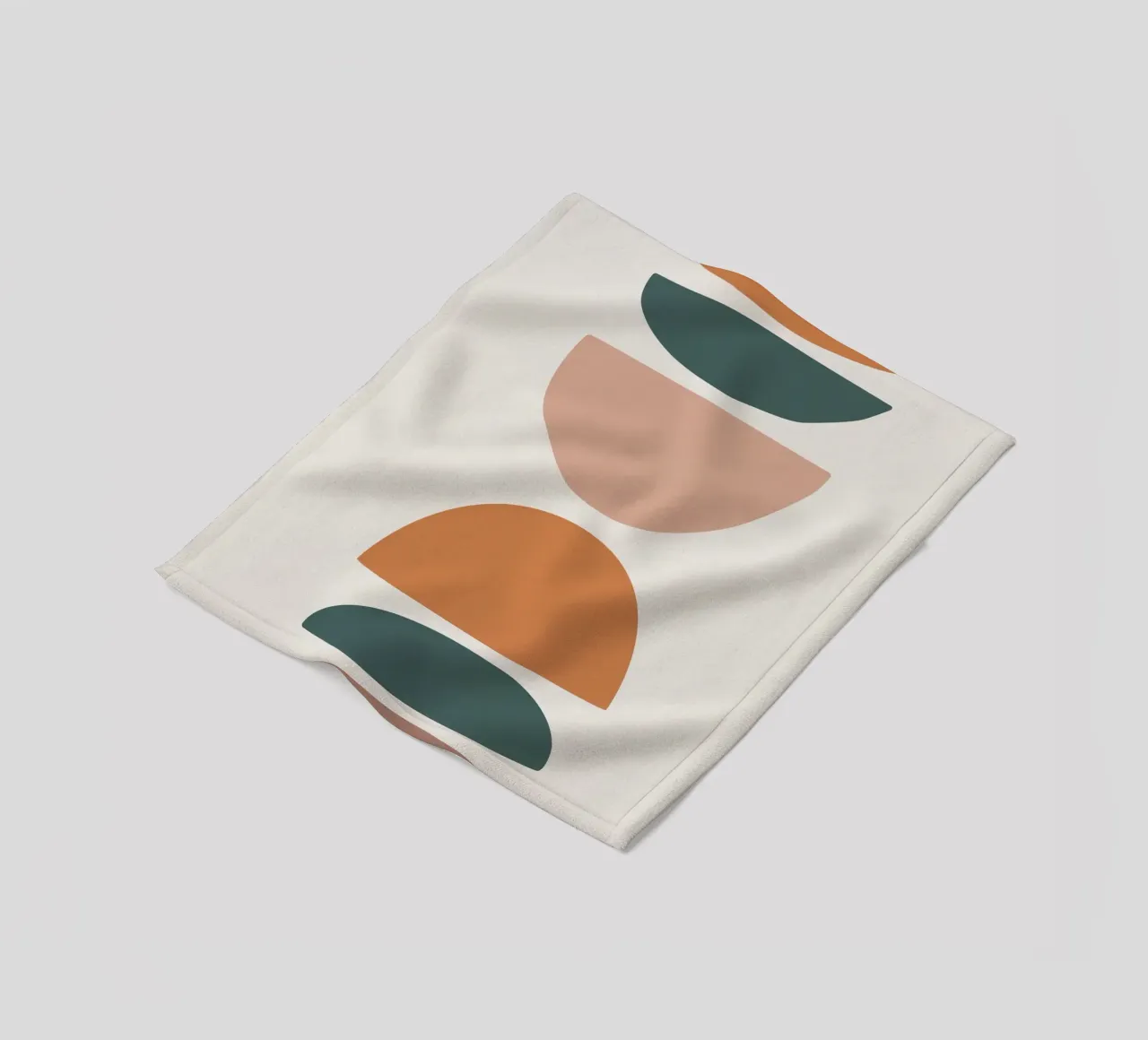 Abstract balance - Minimalist forms fleece blanket by Whole©