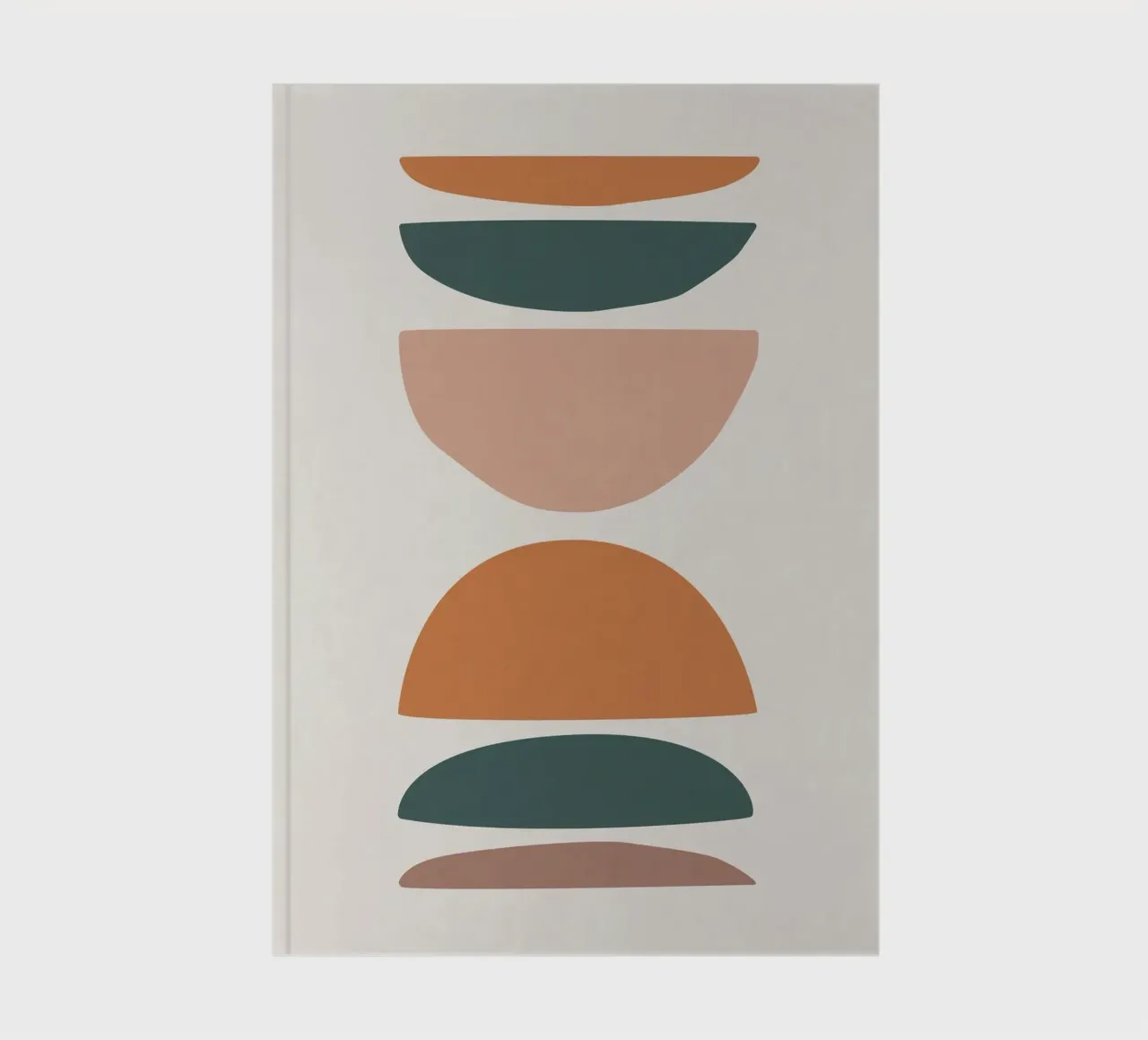 Abstract balance - Minimalist forms notebook by Whole©