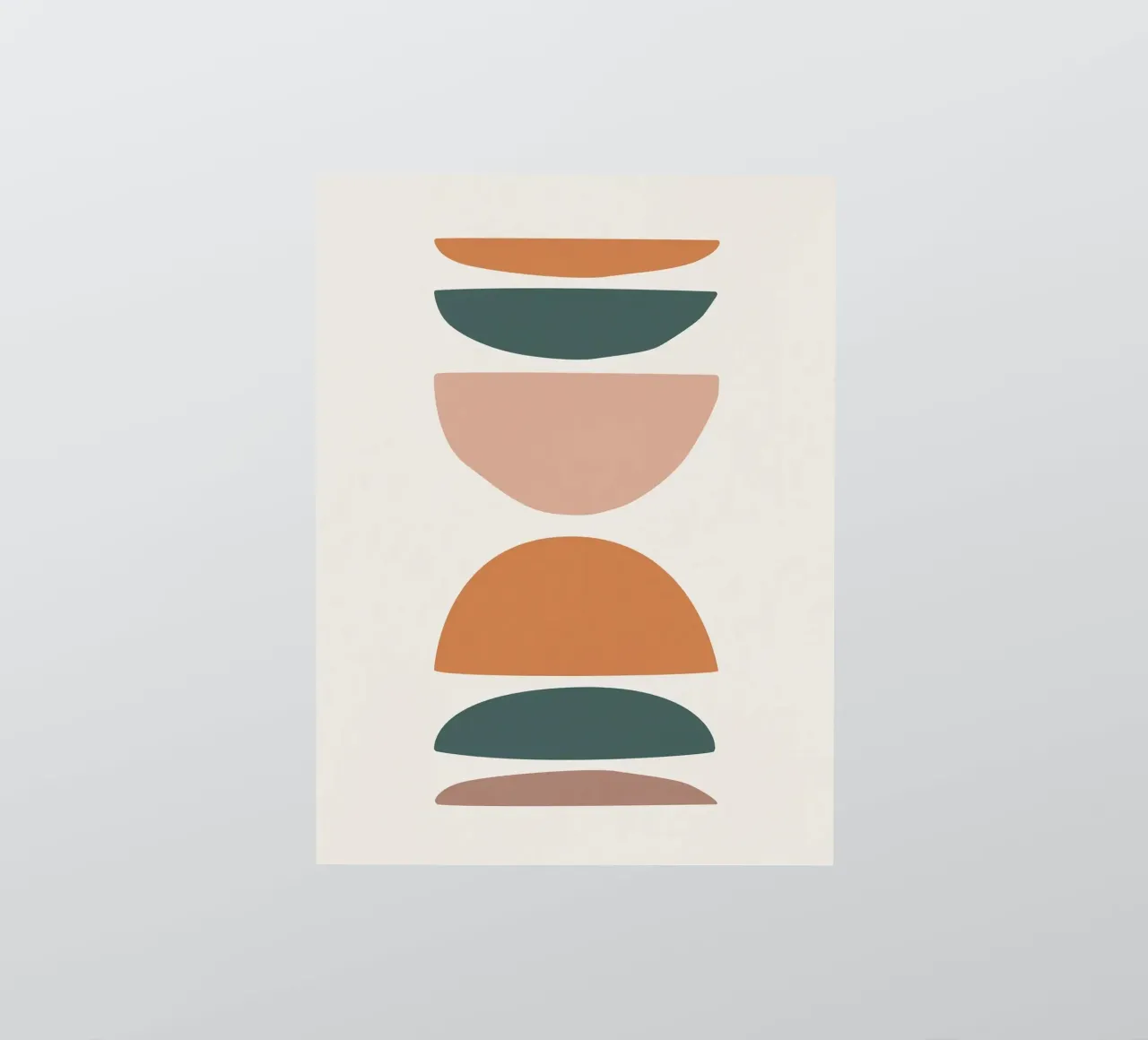 Abstract balance - Minimalist forms sticker by Whole©