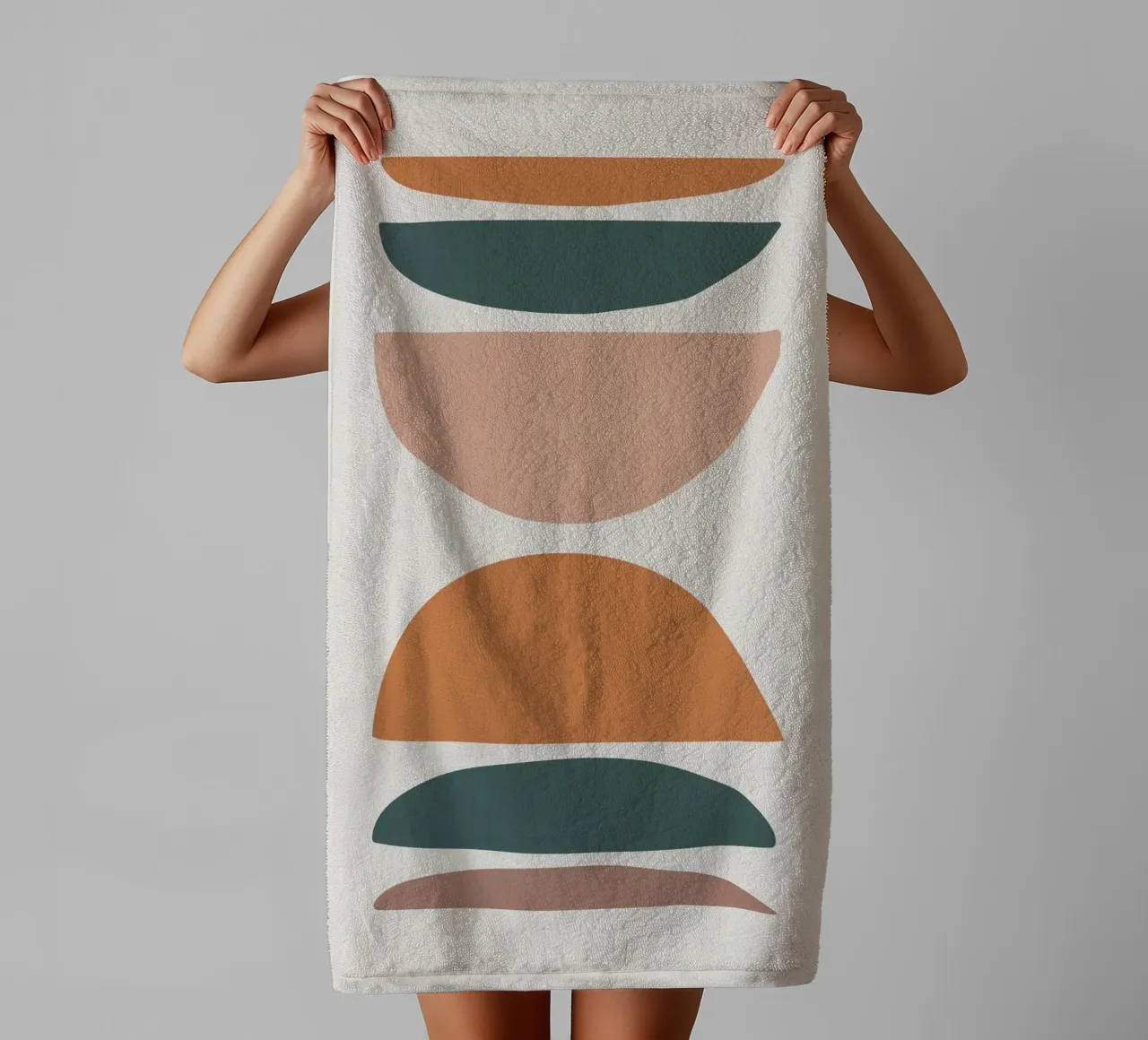 Abstract balance - Minimalist forms towel by Whole©