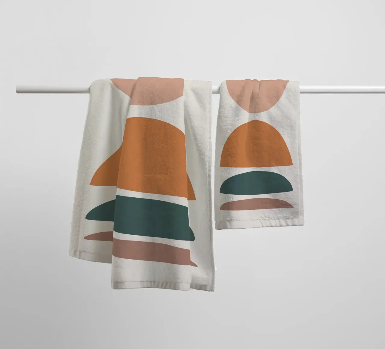 Abstract balance - Minimalist forms towel by Whole©