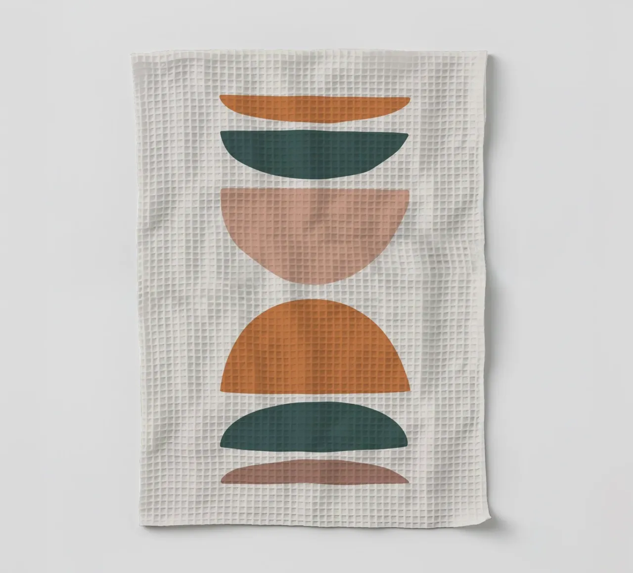 Abstract balance - Minimalist forms tea towel by Whole©