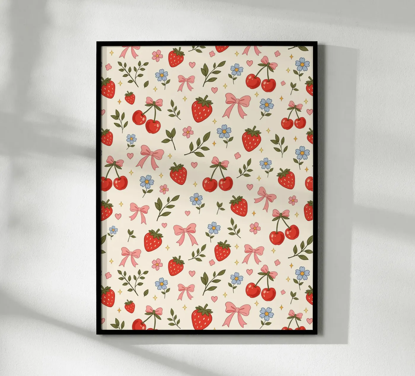 Fiocchi e bacche poster da Kintsugi99