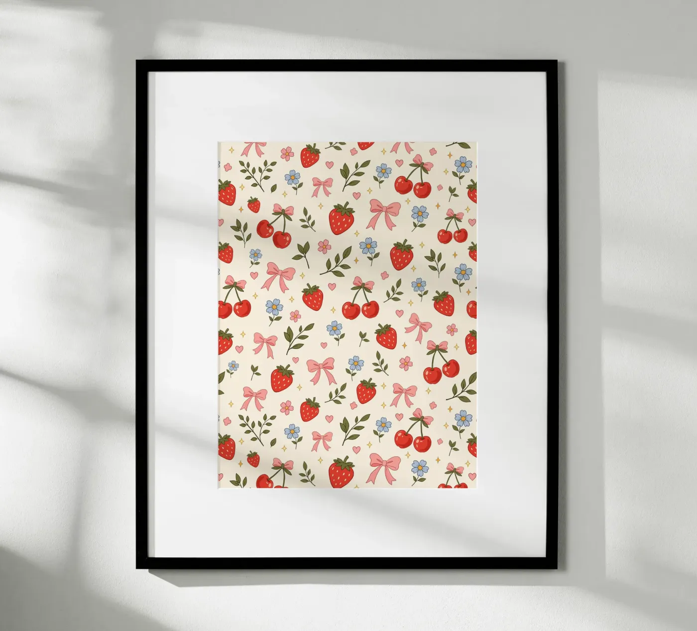 Fiocchi e bacche poster da Kintsugi99