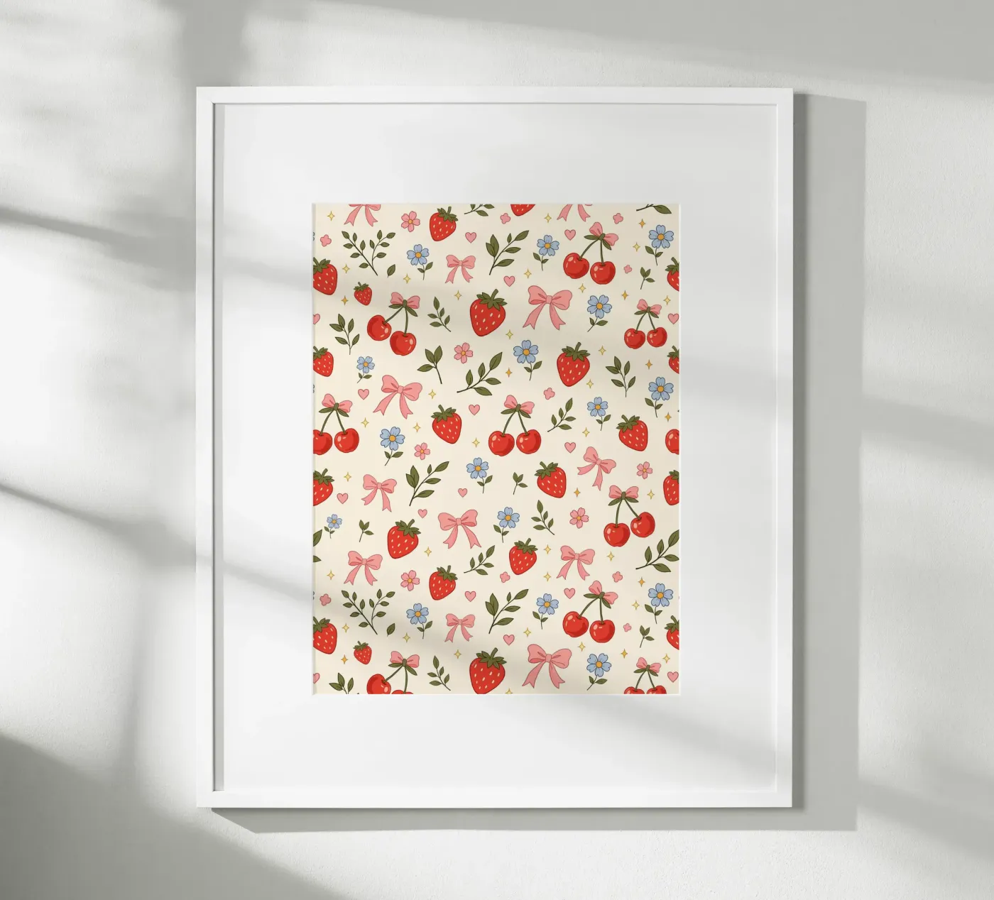 Fiocchi e bacche poster da Kintsugi99