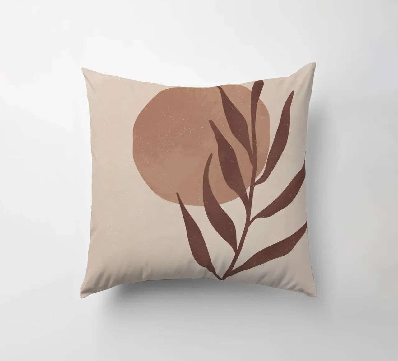Design naturel abstrait dans les tons de terre | Tableau mural, tasse & plus coussin de Whole©