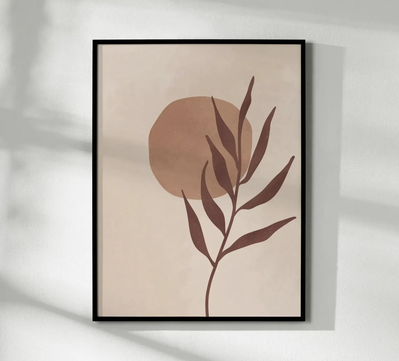 Disegno astratto della natura nei toni della terra | Murale, tazza e altro ancora poster da Whole©