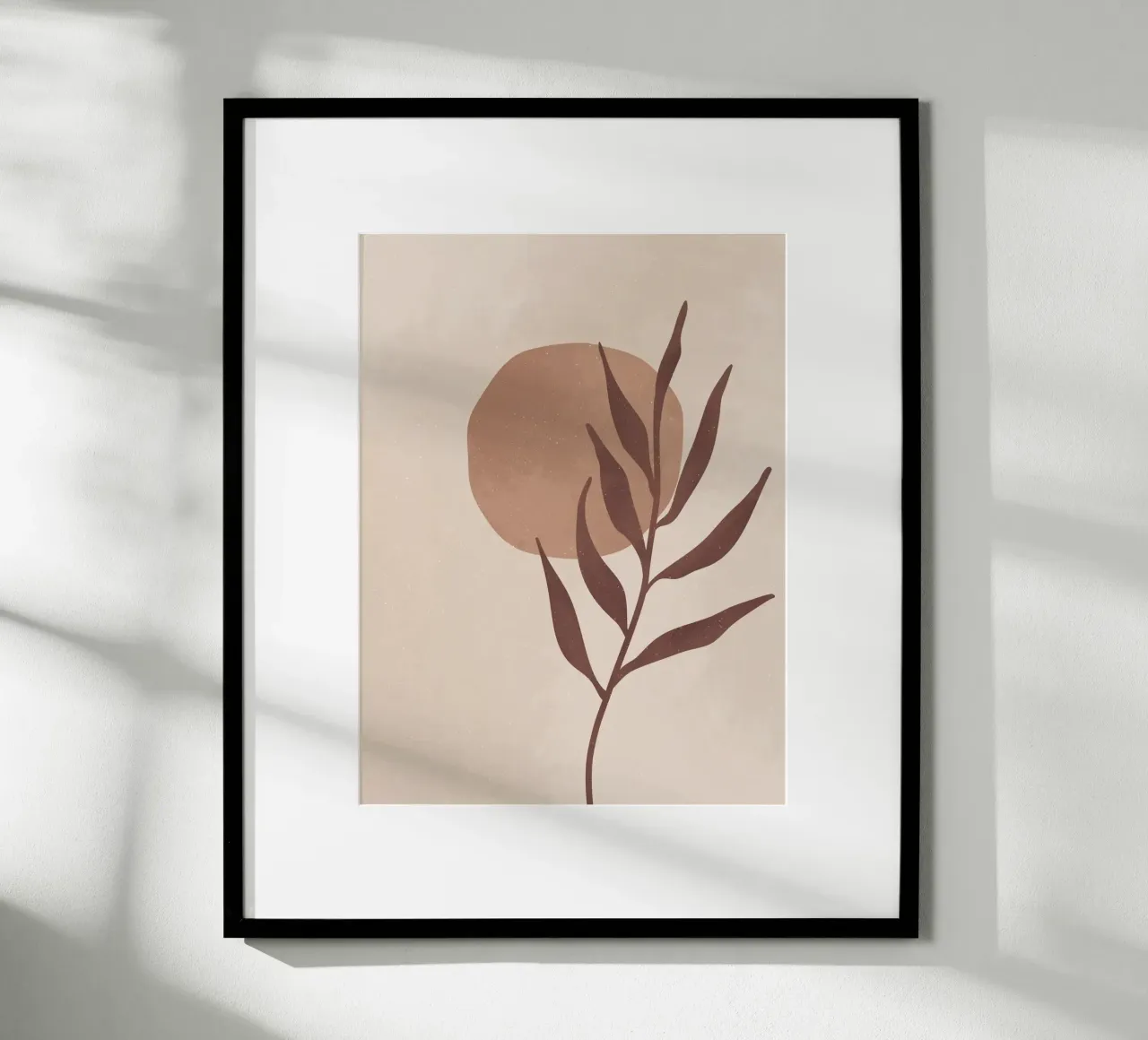 Disegno astratto della natura nei toni della terra | Murale, tazza e altro ancora poster da Whole©