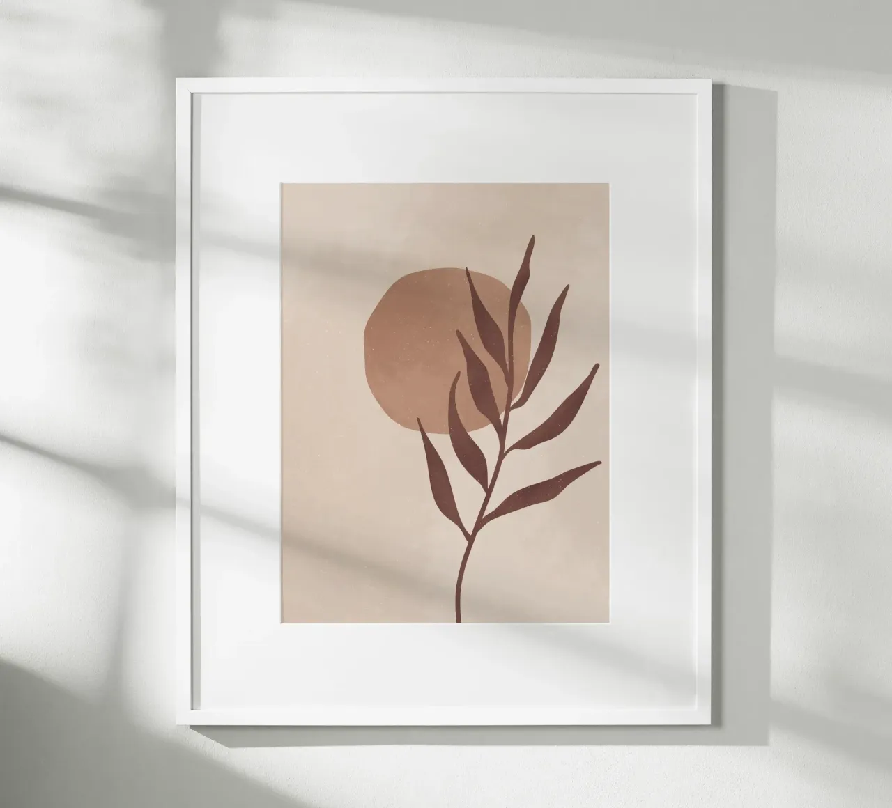 Disegno astratto della natura nei toni della terra | Murale, tazza e altro ancora poster da Whole©