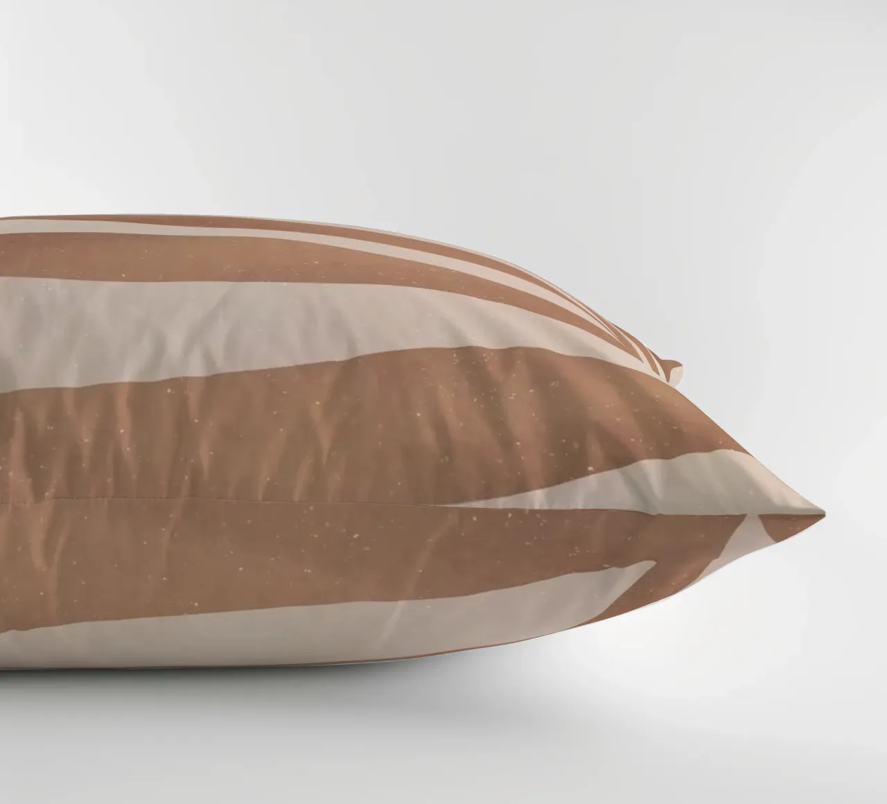 Abstract leaf pattern in earthy tones Nature design for the home decorative cushion by Whole©
