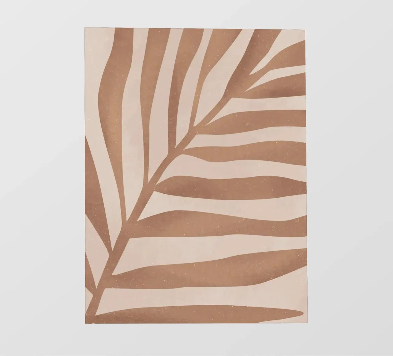 Abstract leaf pattern in earthy tones Nature design for the home backlit film by Whole©