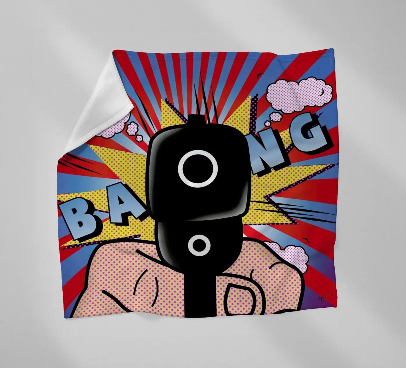 16 fleece blanket by Mark Ashkenazi