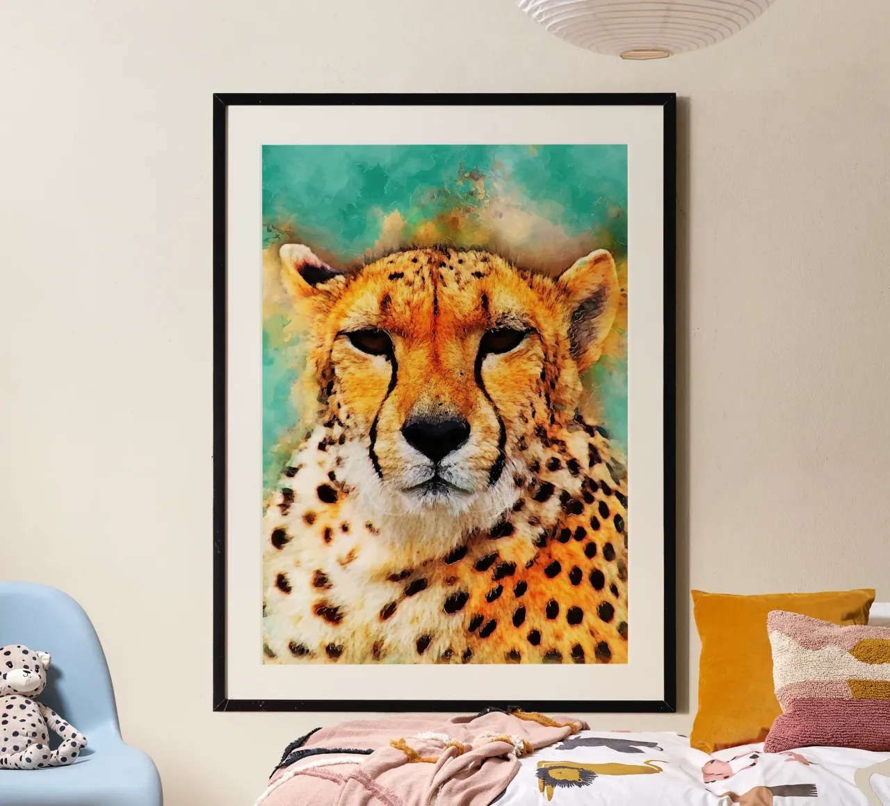 Arte animale leopardiana carta hahnemühle da Justyna Jaszke JBJart