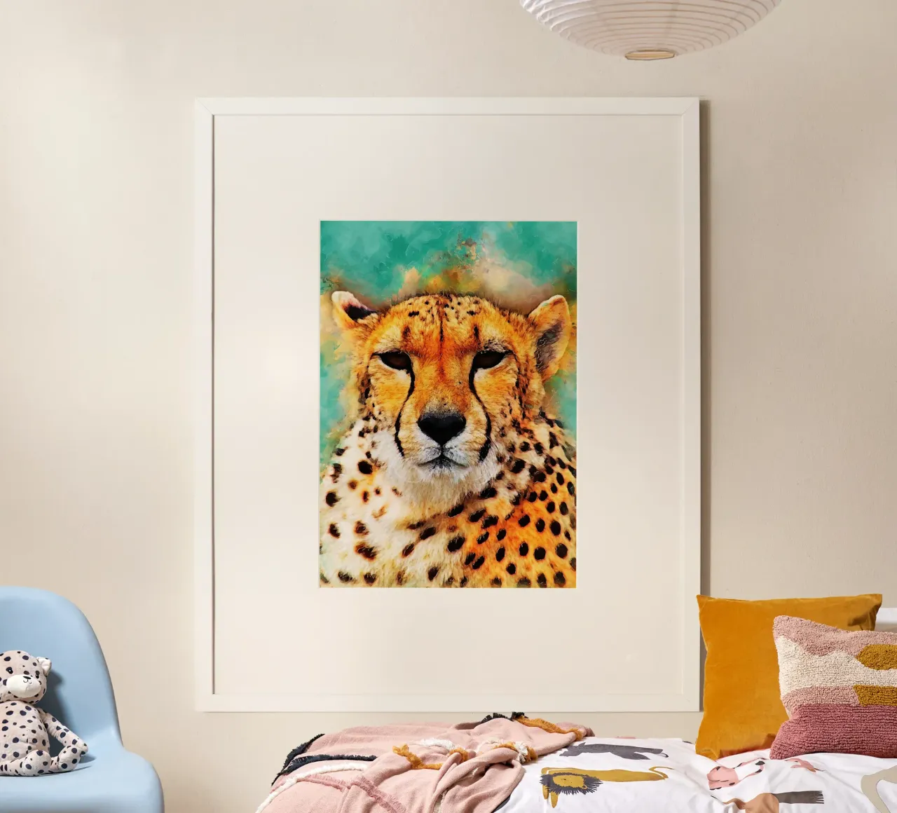 Arte animale leopardiana carta hahnemühle da Justyna Jaszke JBJart