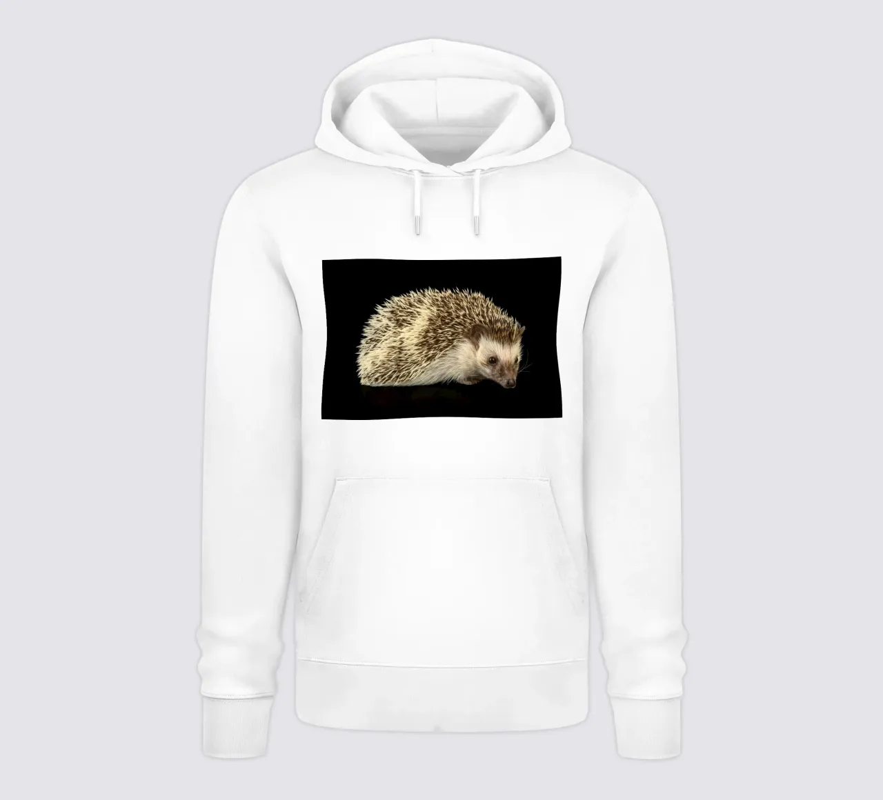 Riccio bianco/marrone felpa con cappuccio da Curious Collections by Marielle Leenders