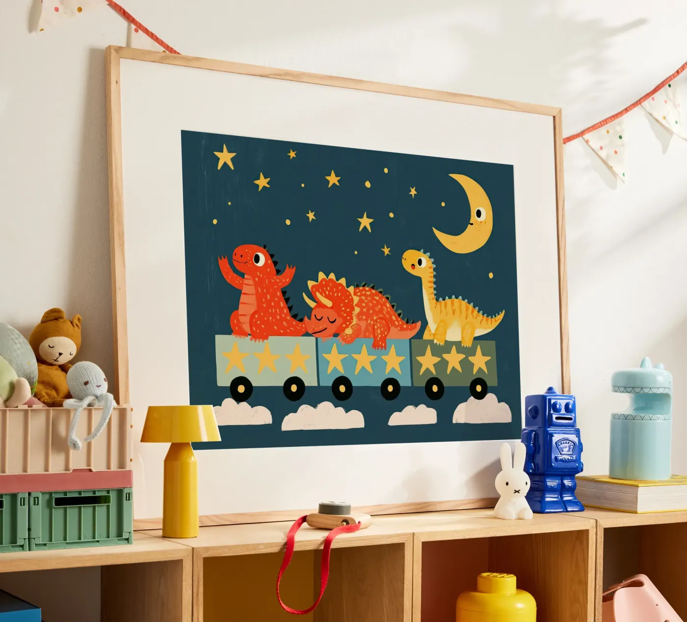 Space Dinosaur Train poster da Zuno