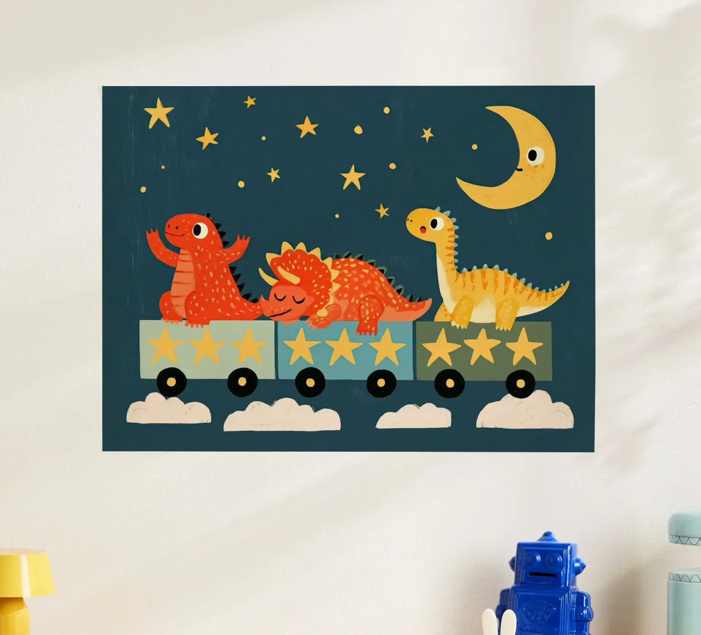 Space Dinosaur Train poster da Zuno
