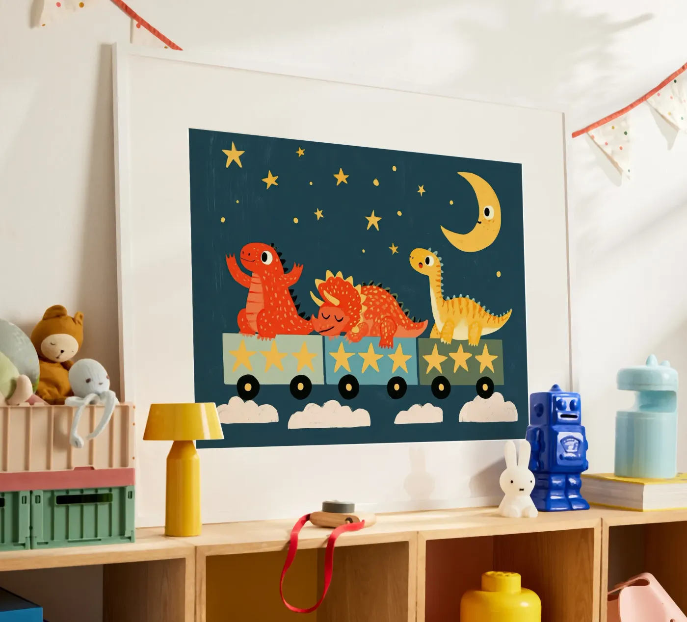 Space Dinosaur Train poster da Zuno
