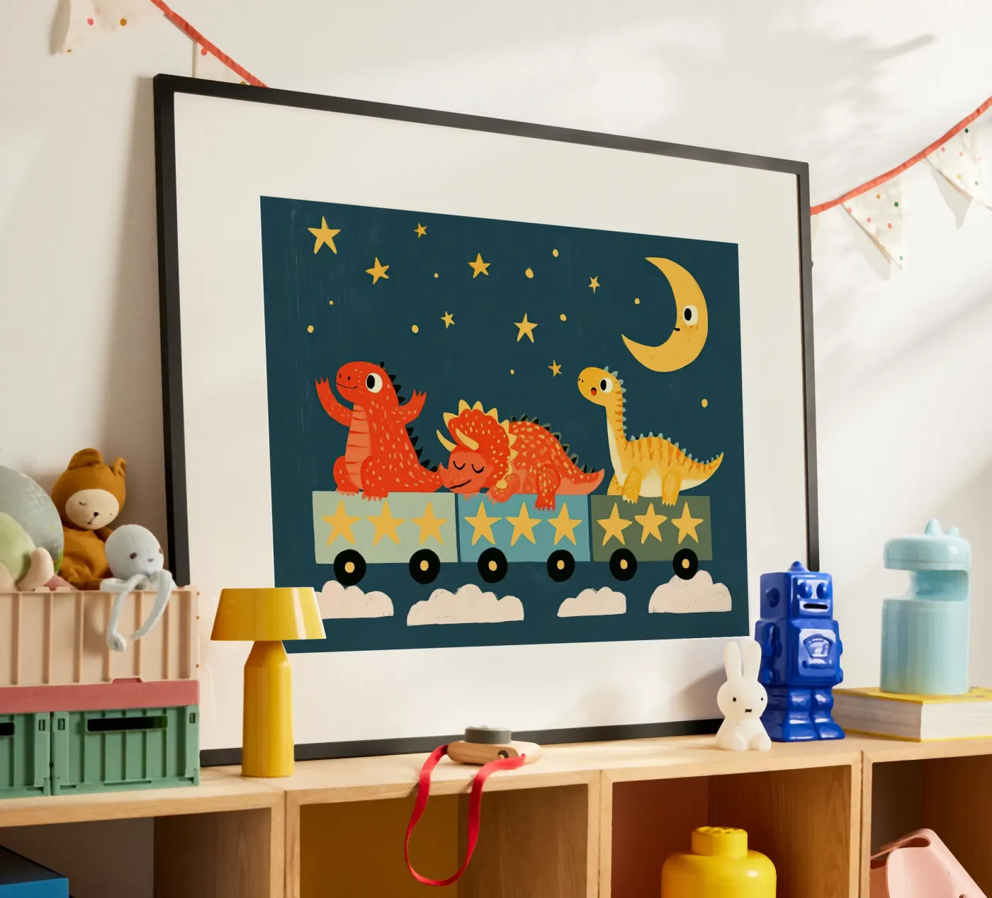 Space Dinosaur Train poster da Zuno