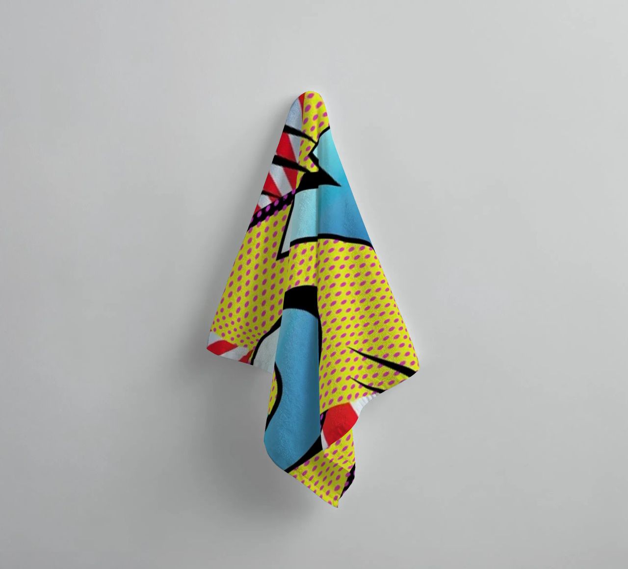 Pow 5 towel by Mark Ashkenazi