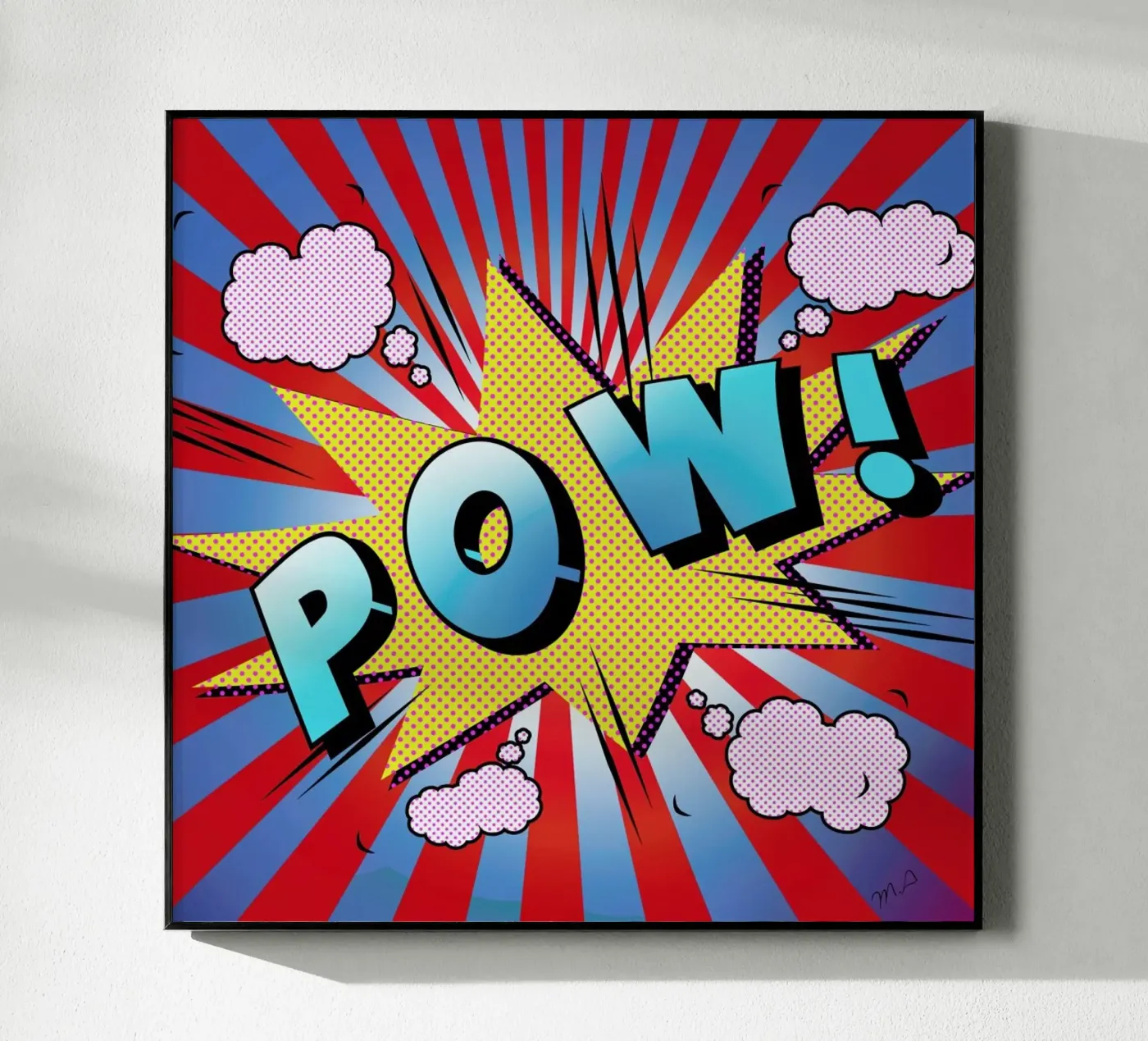 Pow 5 acryl van Mark Ashkenazi