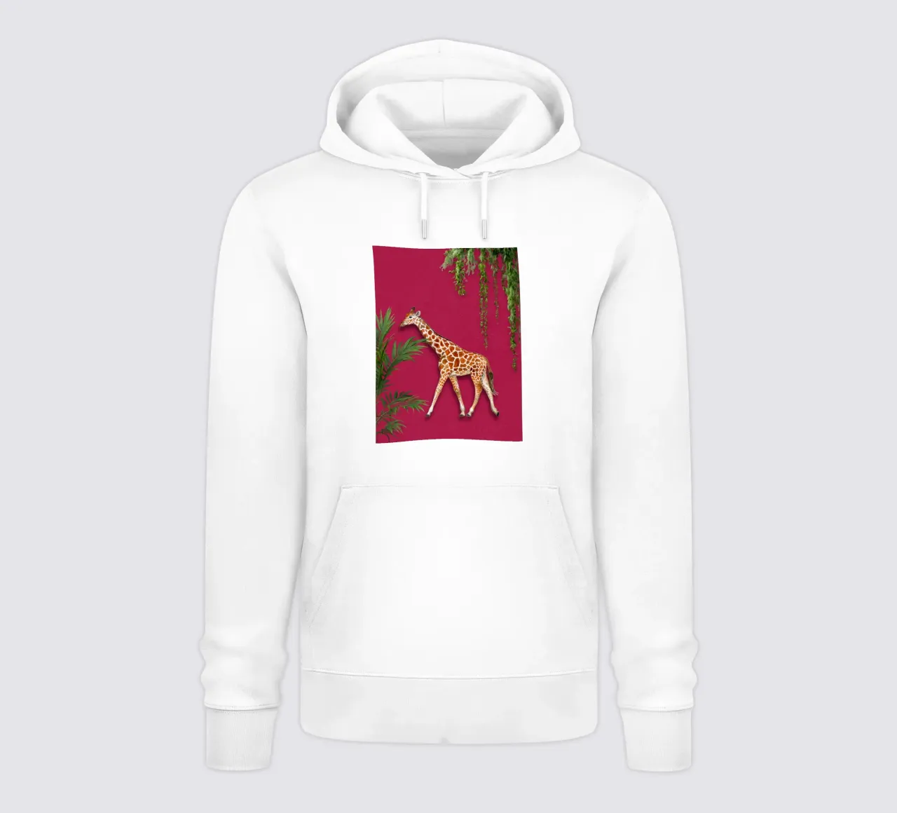 Gigante gentile in rosa felpa con cappuccio da DesignArt