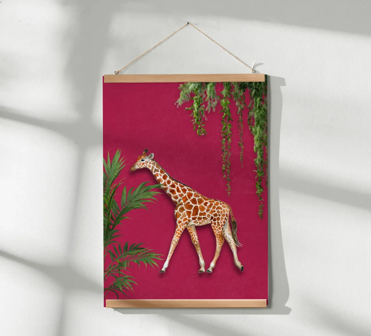 Gentle Giant in Pink hahnemühle by DesignArt