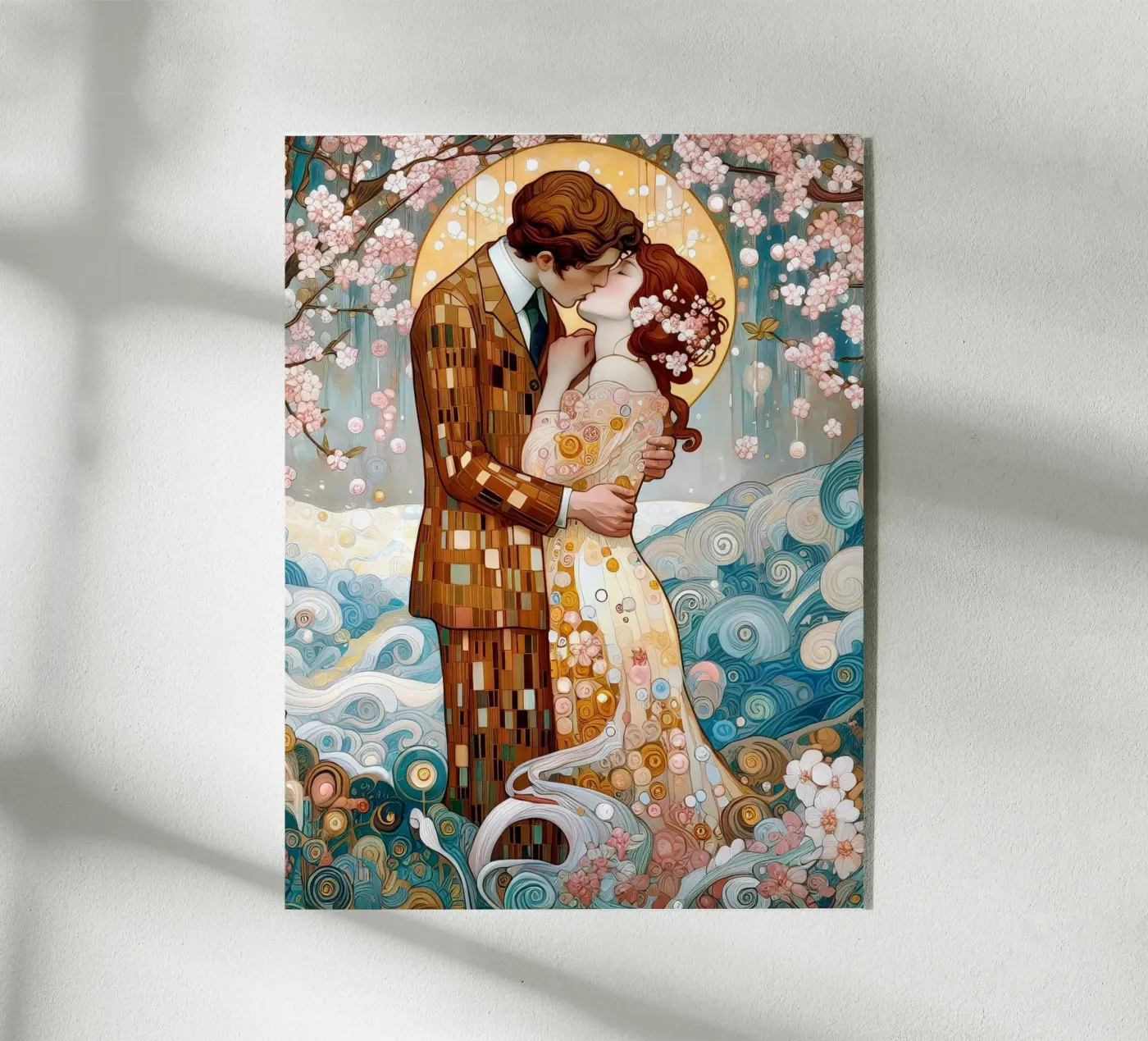 Lovers in Spring plexiglas de Art-Nouveau-Dsg