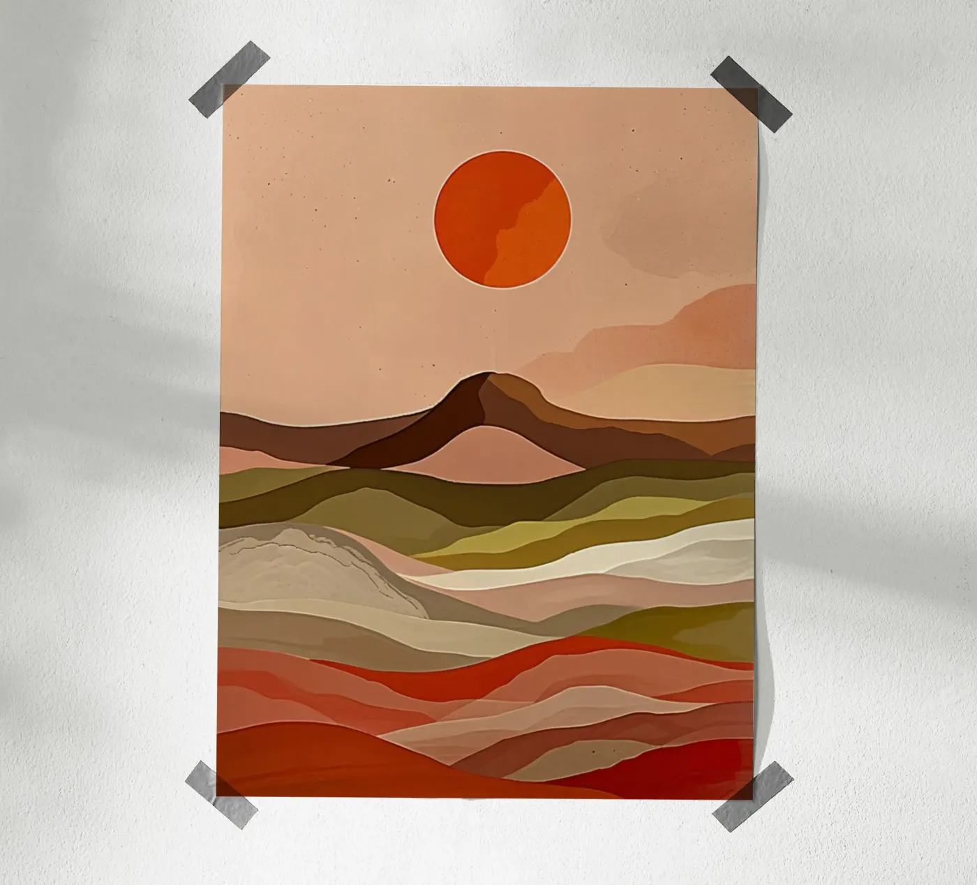 The red sun poster da Fatima