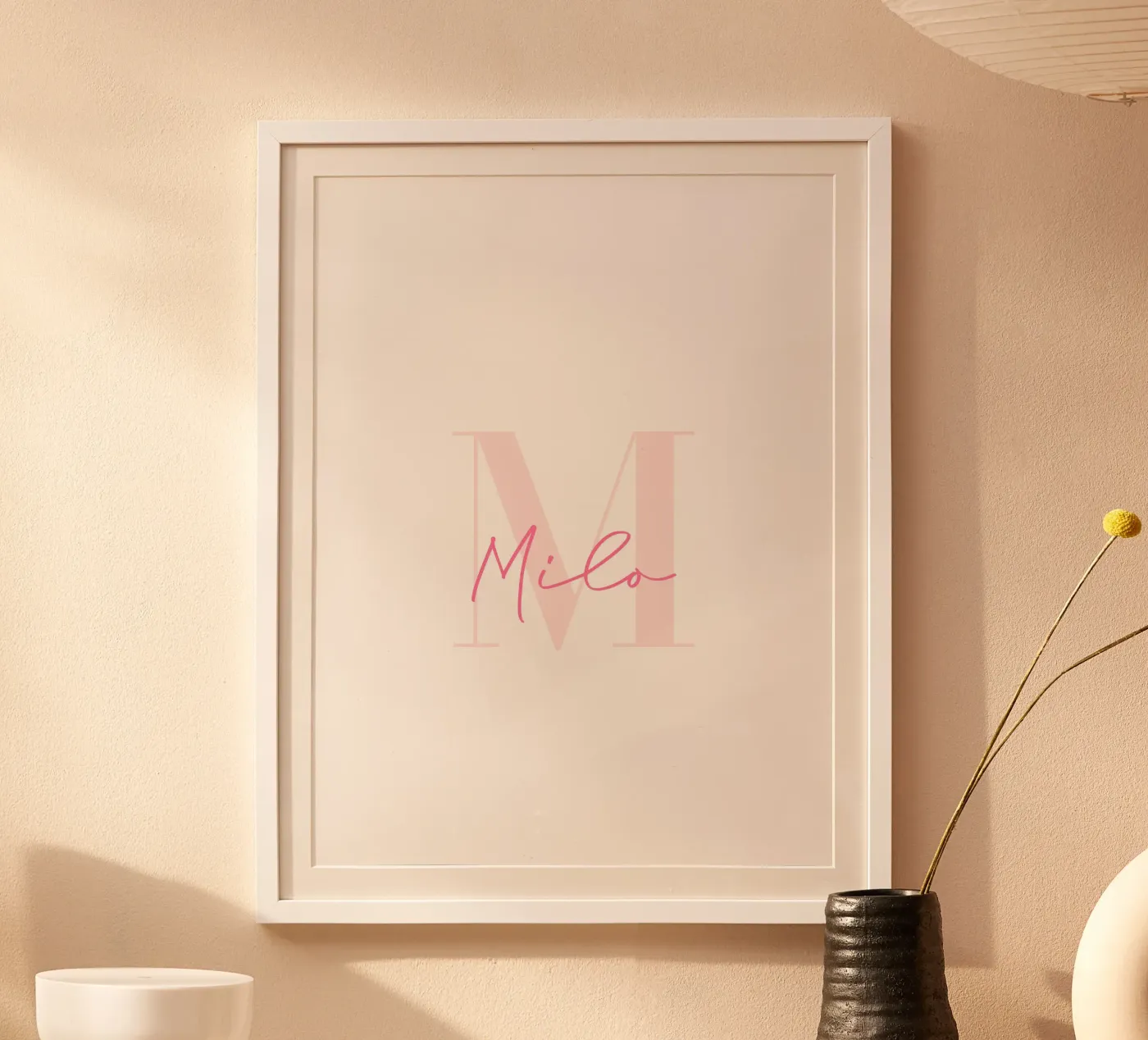 Prsonalised name poster by zeriayam arts