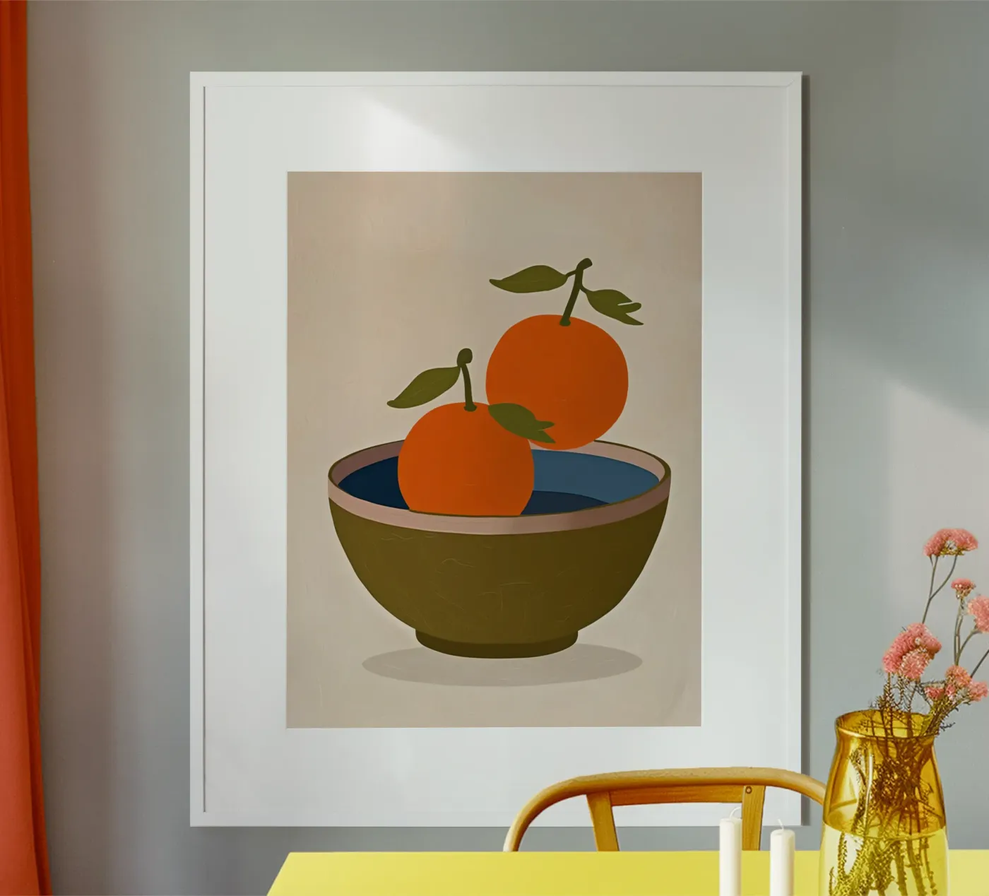 oranges poster by Fatima