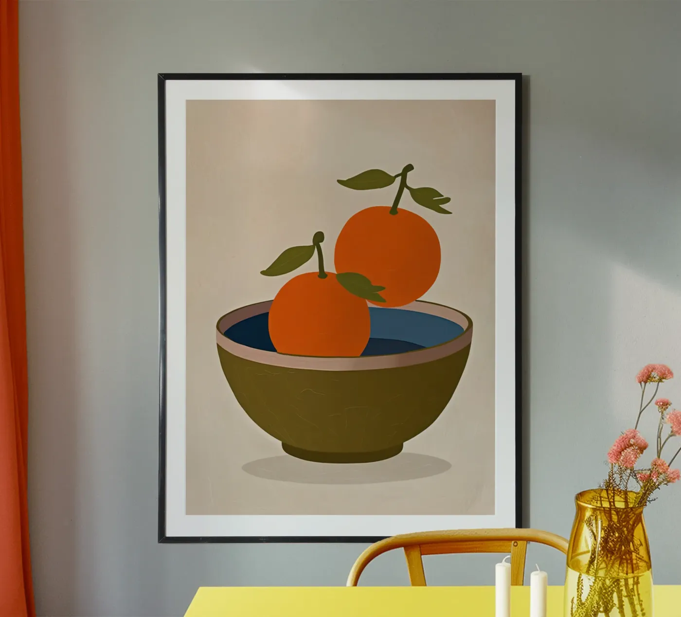 oranges poster by Fatima