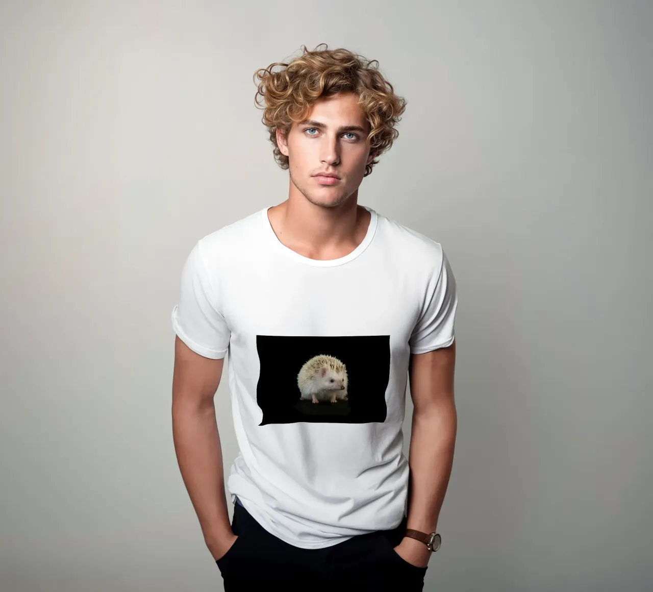 Riccio bianco t-shirt da Curious Collections by Marielle Leenders