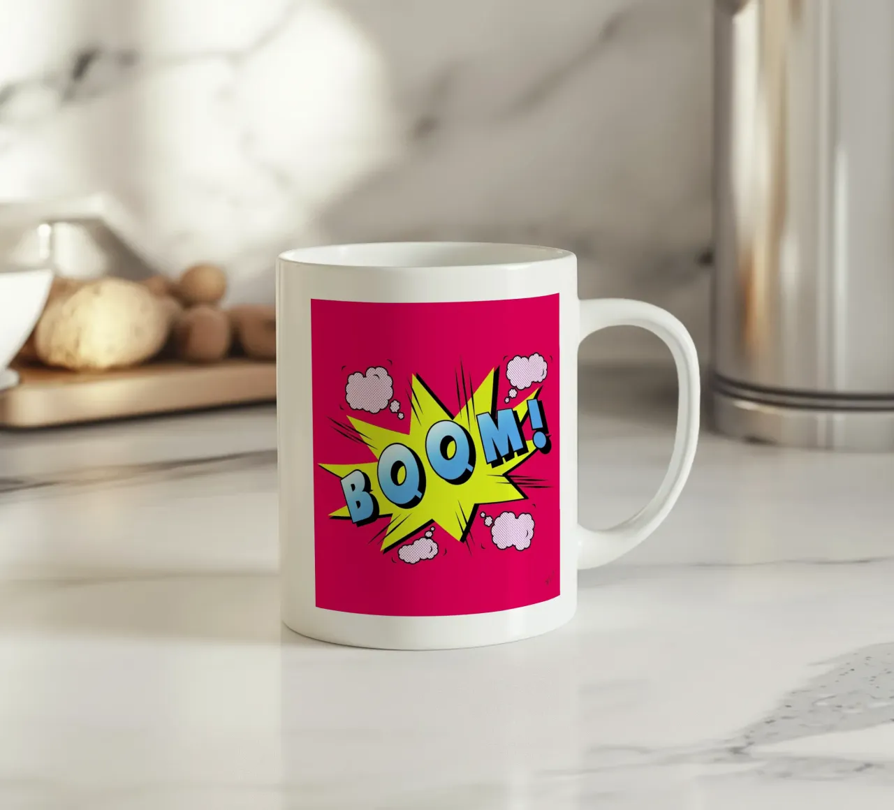 Boom! tazza in ceramica da Mark Ashkenazi