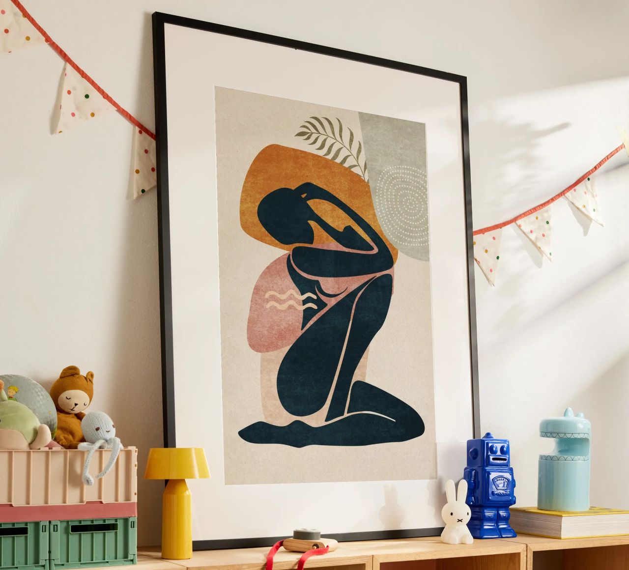 Emel Tunaboylu - Abstract Mediterranean Female Body poster by The Artcircle