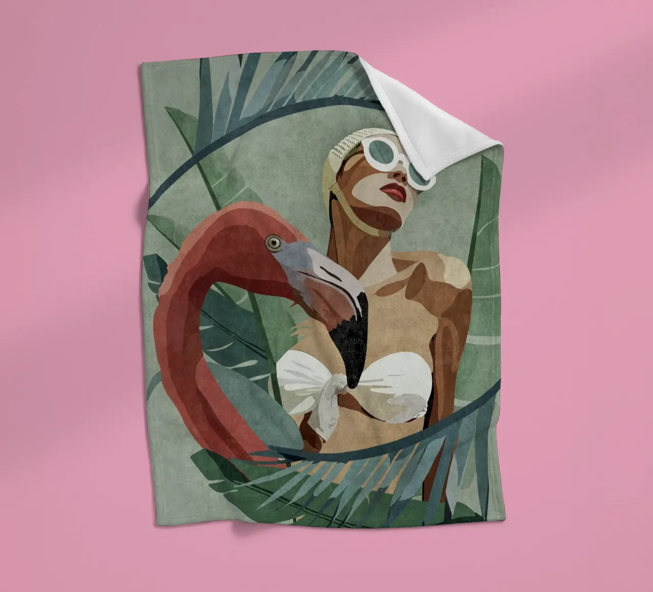 Emel Tunaboylu - Un sogno vivido coperta in pile da The Artcircle