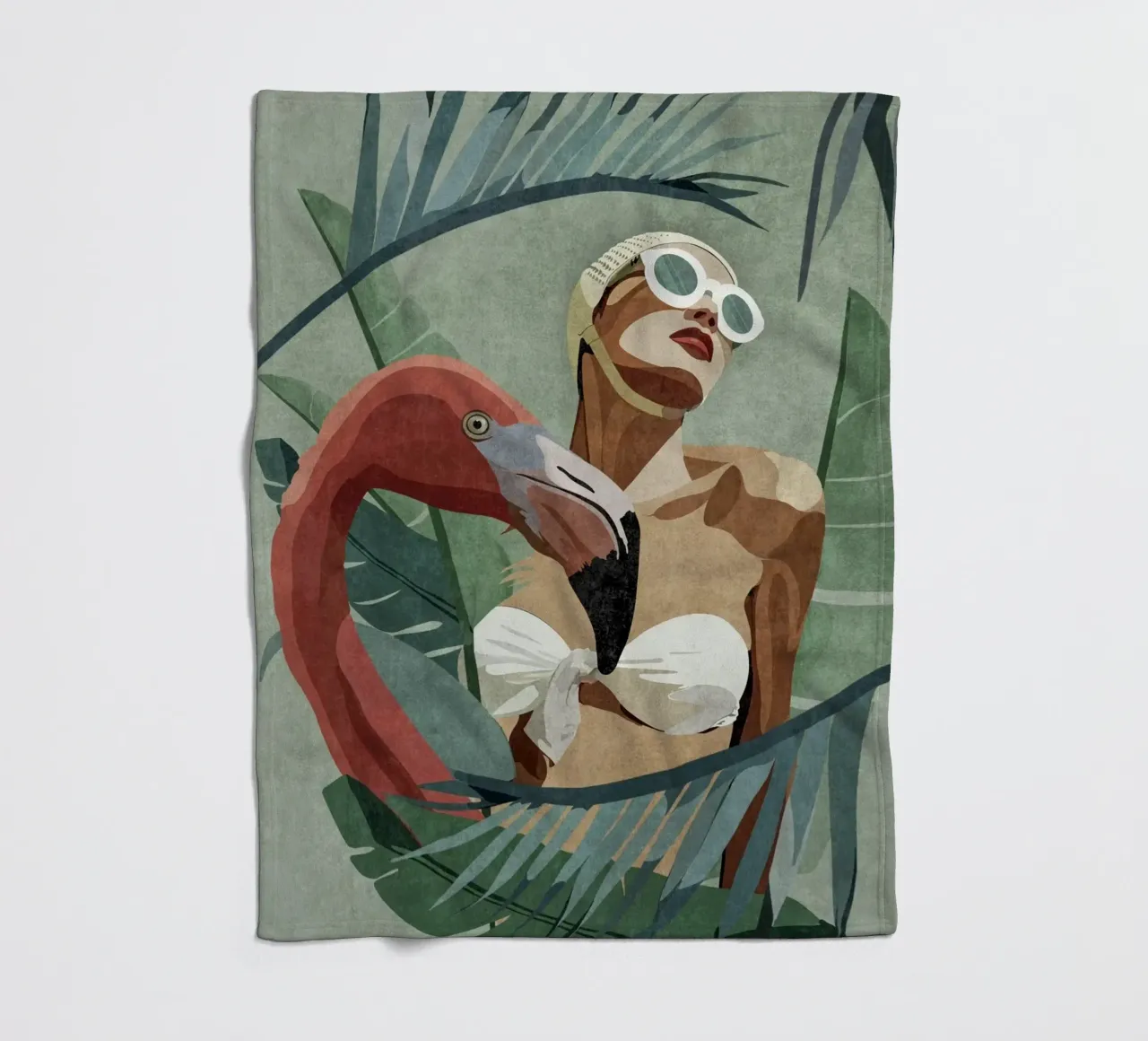 Emel Tunaboylu - Un sogno vivido coperta in pile da The Artcircle