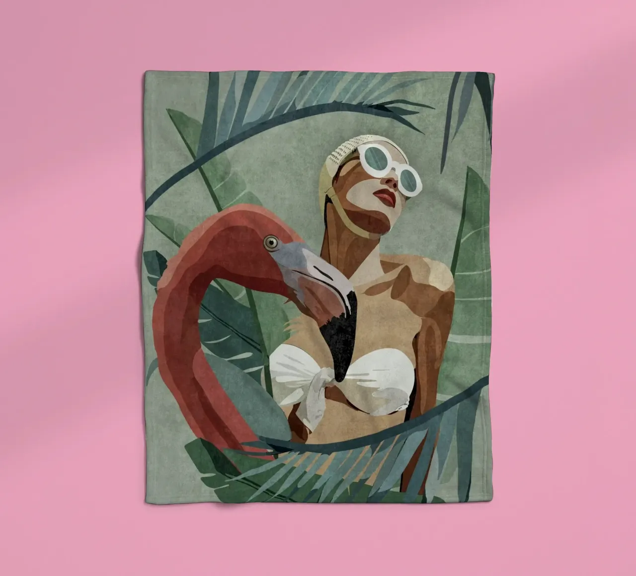 Emel Tunaboylu - Un sogno vivido coperta in pile da The Artcircle