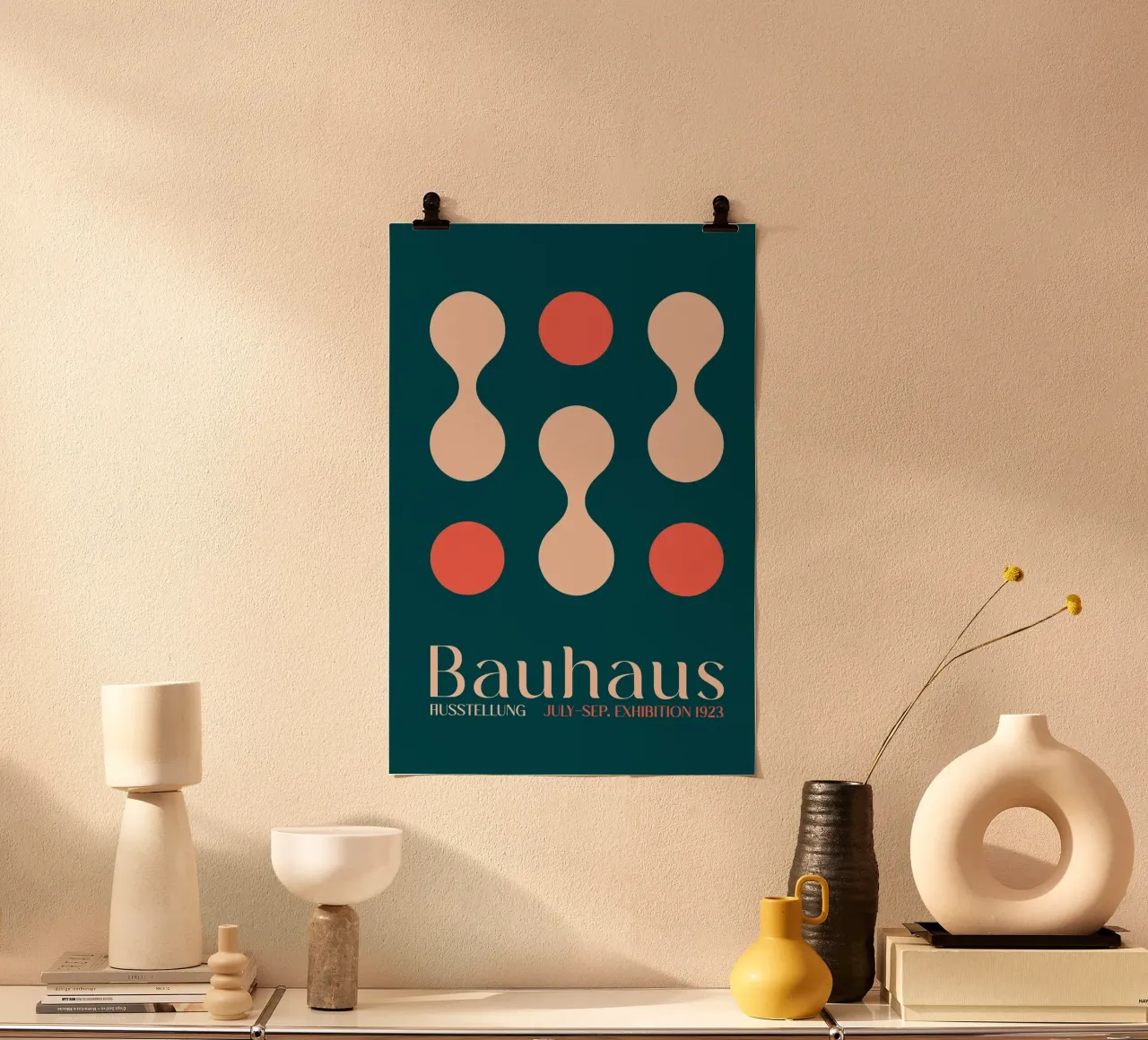 Emel Tunaboylu - Mostra Bauhaus 1923 poster da The Artcircle