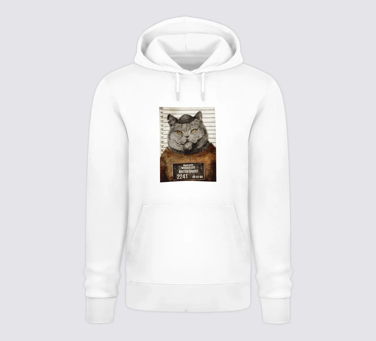 British Bandit felpa con cappuccio da mikekoubou