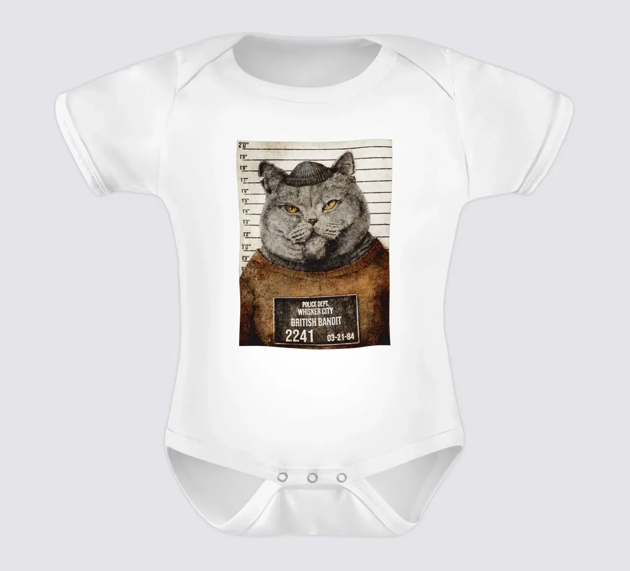 British Bandit body neonato maniche corte da mikekoubou