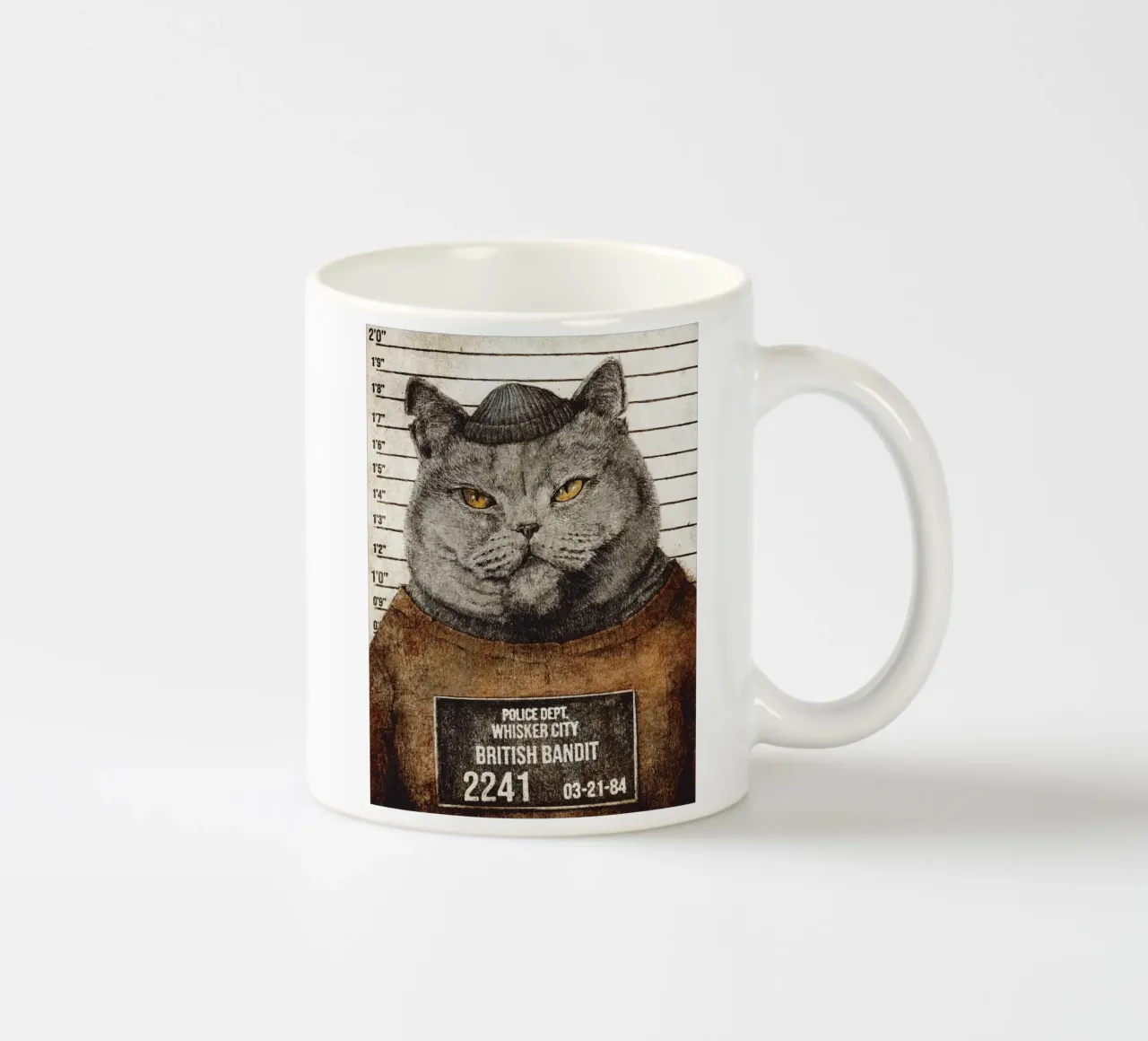 British Bandit tazza in ceramica da mikekoubou