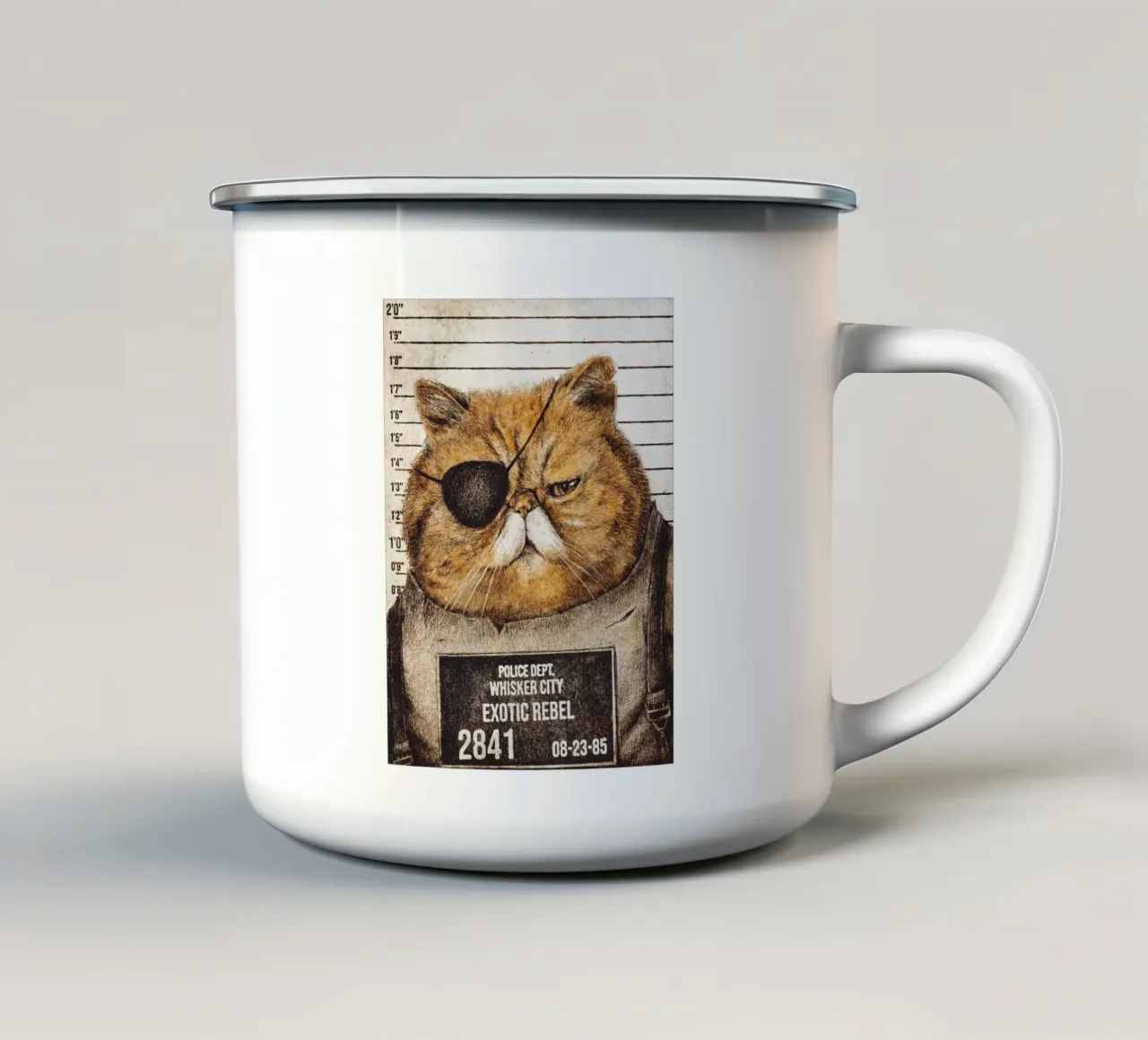 Exotic Rebel tazza in smalto da mikekoubou