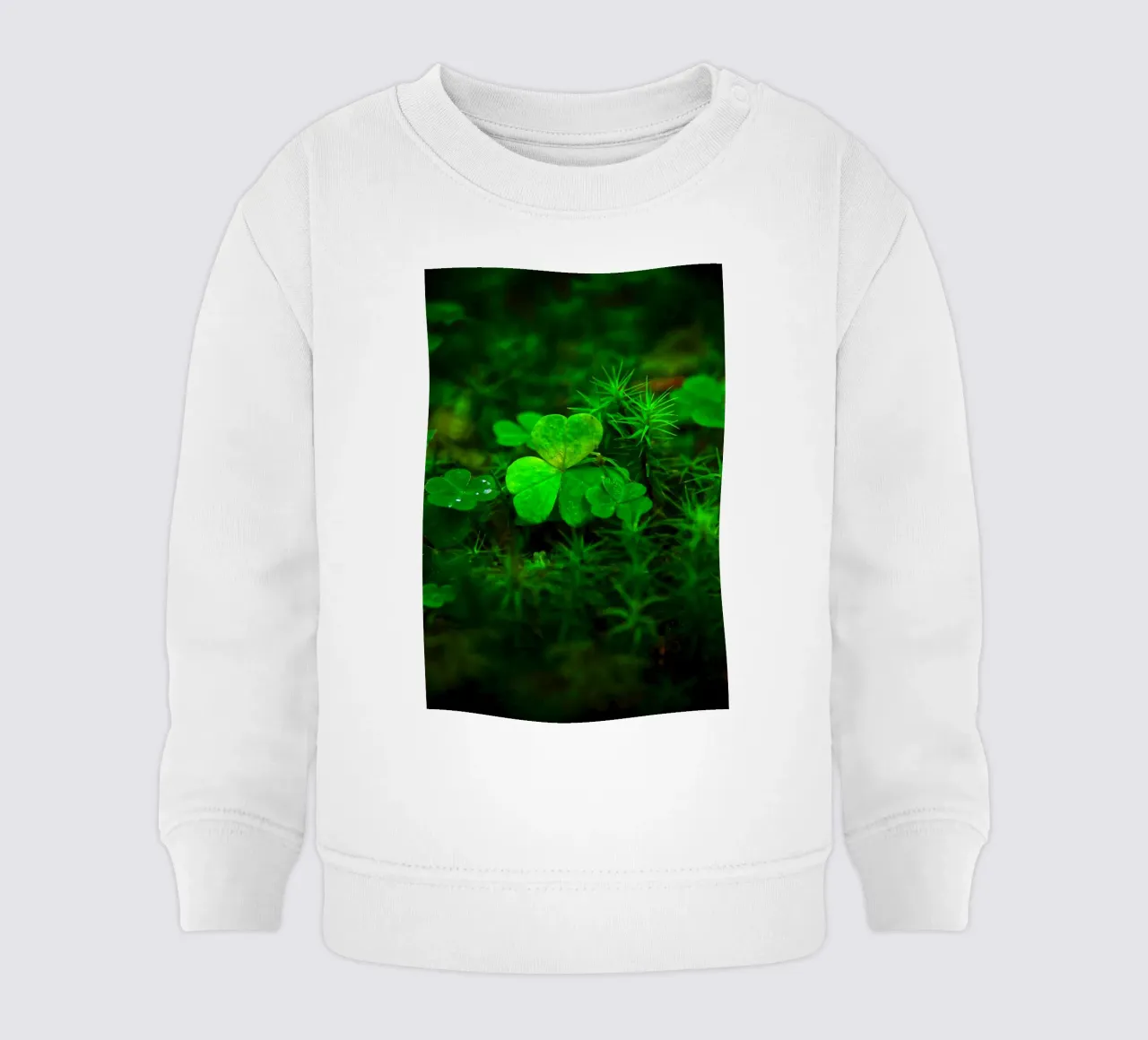 Cloverleaf in the forest felpa neonato da Fjöllart