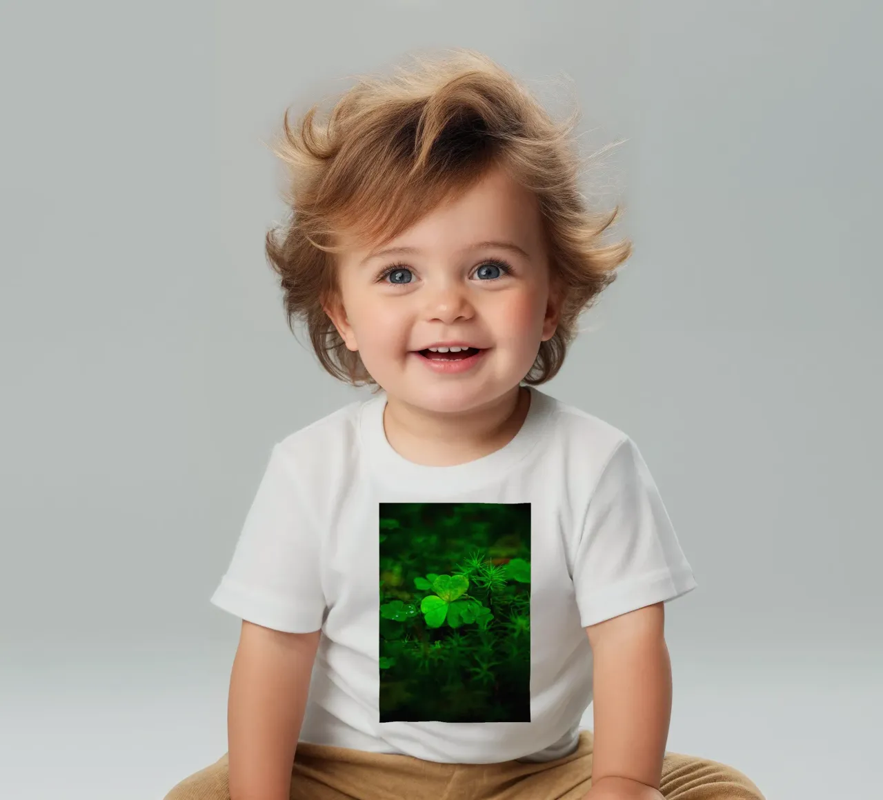 Cloverleaf in the forest maglietta neonato da Fjöllart